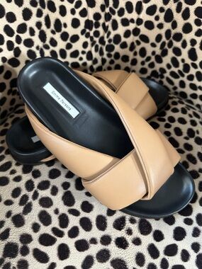 Emme Parsons Nappa Folded Slides